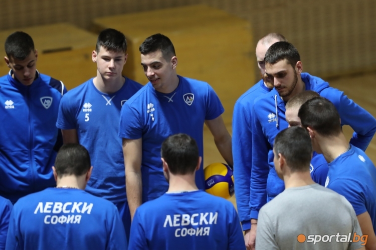 Тренировка на ВК Левски